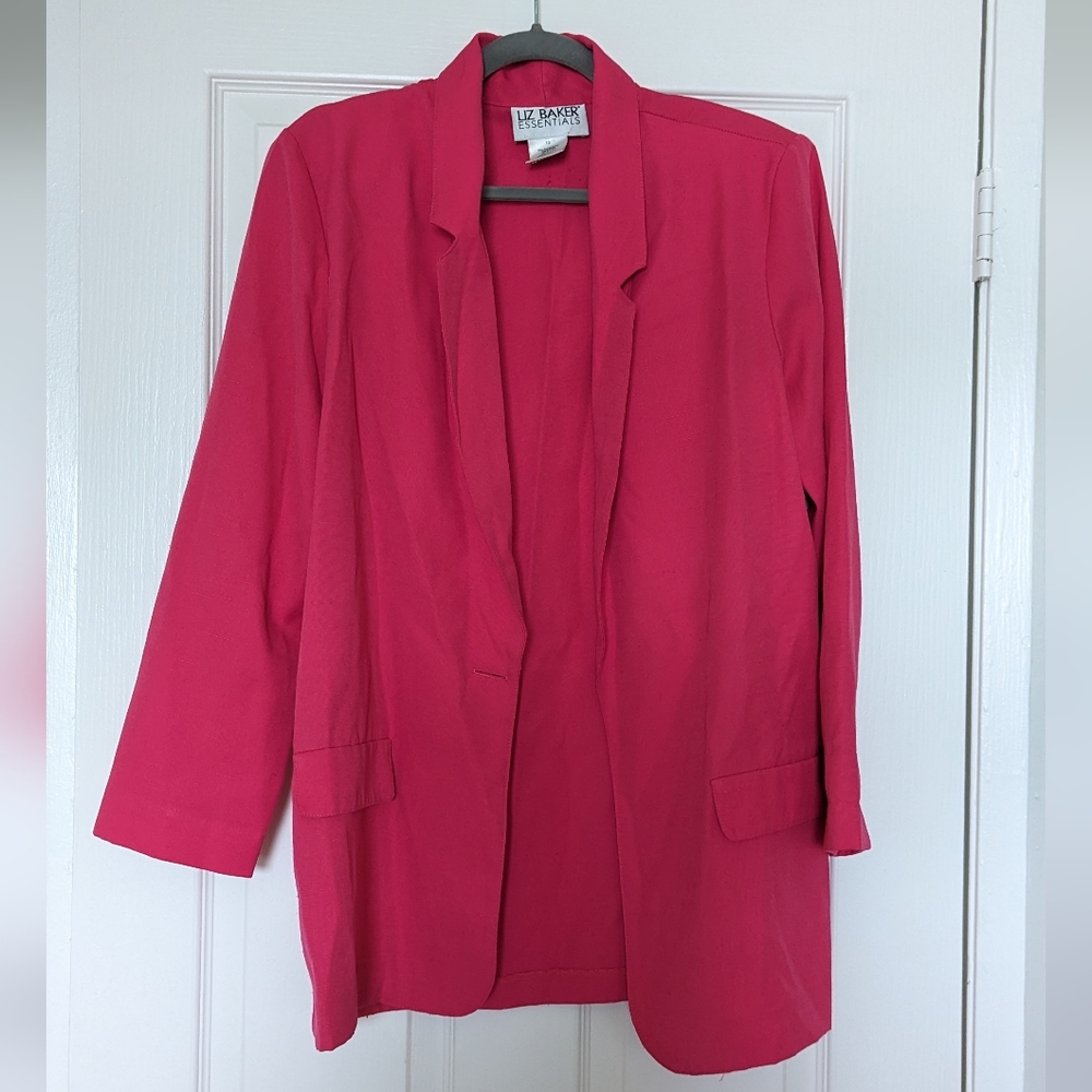 Hot Pink Barbie Blazer Liz Baker Essentials 10